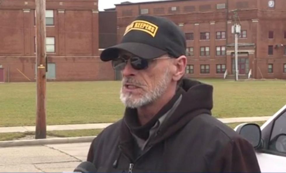 Army veteran with AR-15 stands guard outside high school — and school district doesn't seem thrilled
