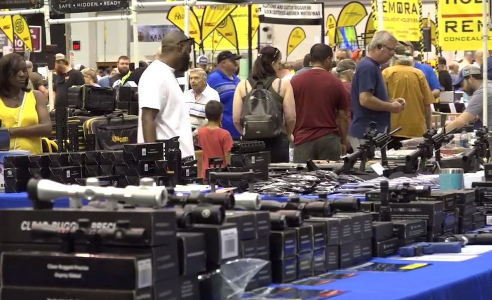 Gun show in Florida attracts most attendees ever after deadly mass shooting at Parkland high school