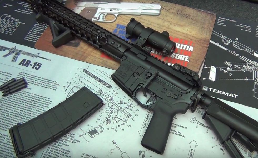Man armed with AR-15 credits his rifle's 'intimidation factor' in helping him stop knife attack
