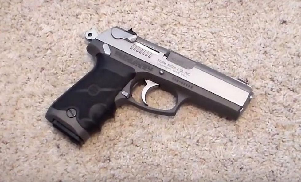 Concealed carrier spots teen breaking into his home. Teen points gun at homeowner. Wrong choice.