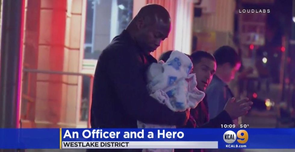 Officer hailed as hero for saving infant gives glory to God: 'I was just a tool