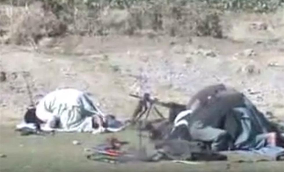 Taliban militants pay dearly when hostage steals gun and opens fire — while they are praying