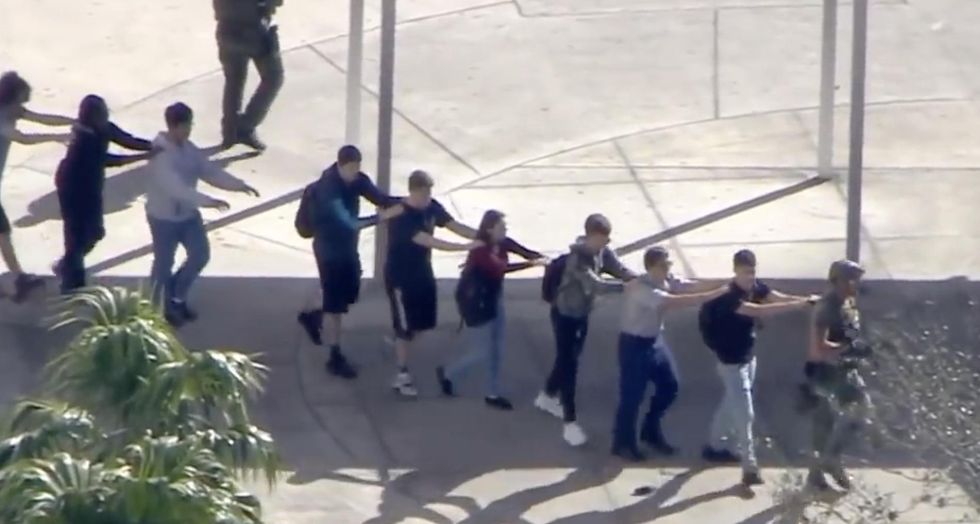Broward County deputy has been suspended after he did this outside Parkland high school
