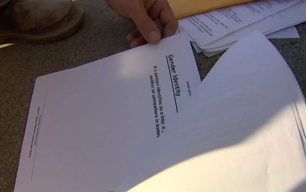 Dad says daughter, 12, cried over being told she is 'maybe a boy inside' or 'gay' in sex-ed class