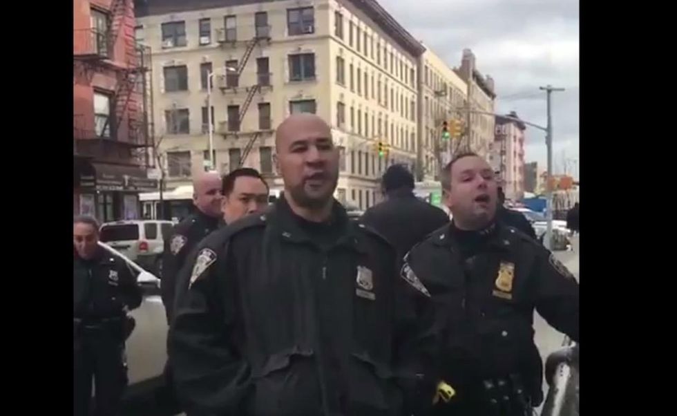 Punks berate police with racist, vulgar threats — and cops walk away. The reason why is disturbing.