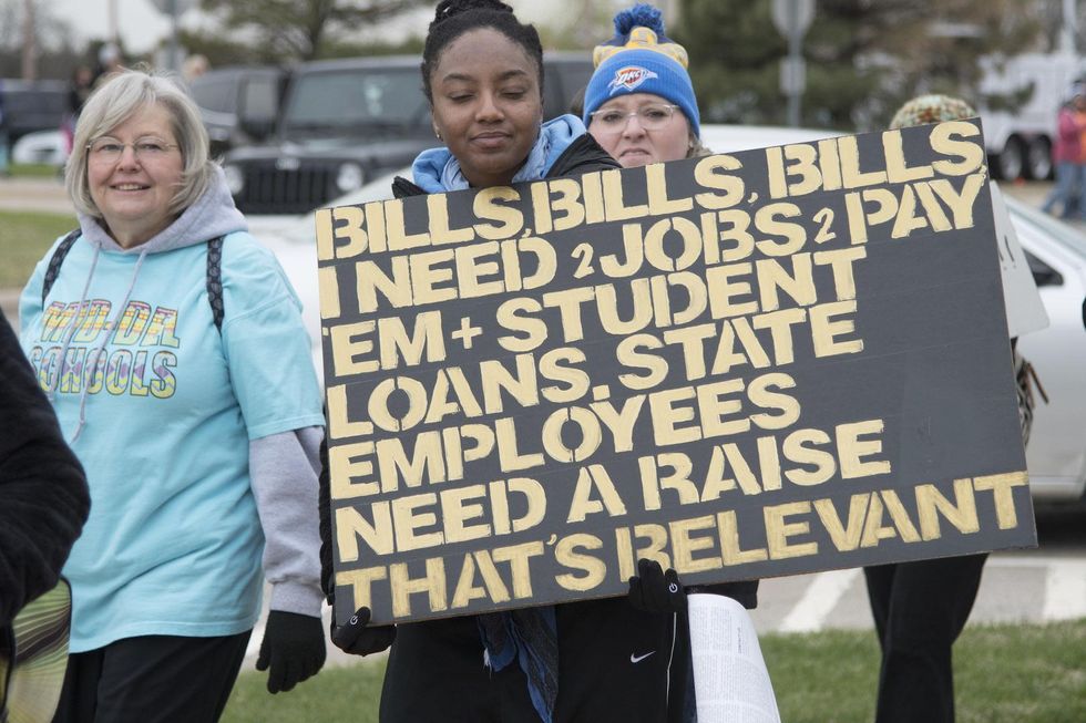 Schools in Oklahoma and Kentucky closed as teachers strike for raises, pension plans and funding