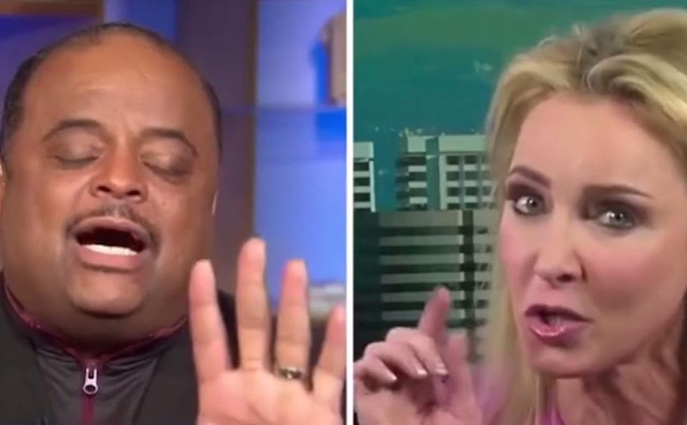 Roland Martin tells former Bush speechwriter to not quote Martin Luther King. It quickly gets testy.