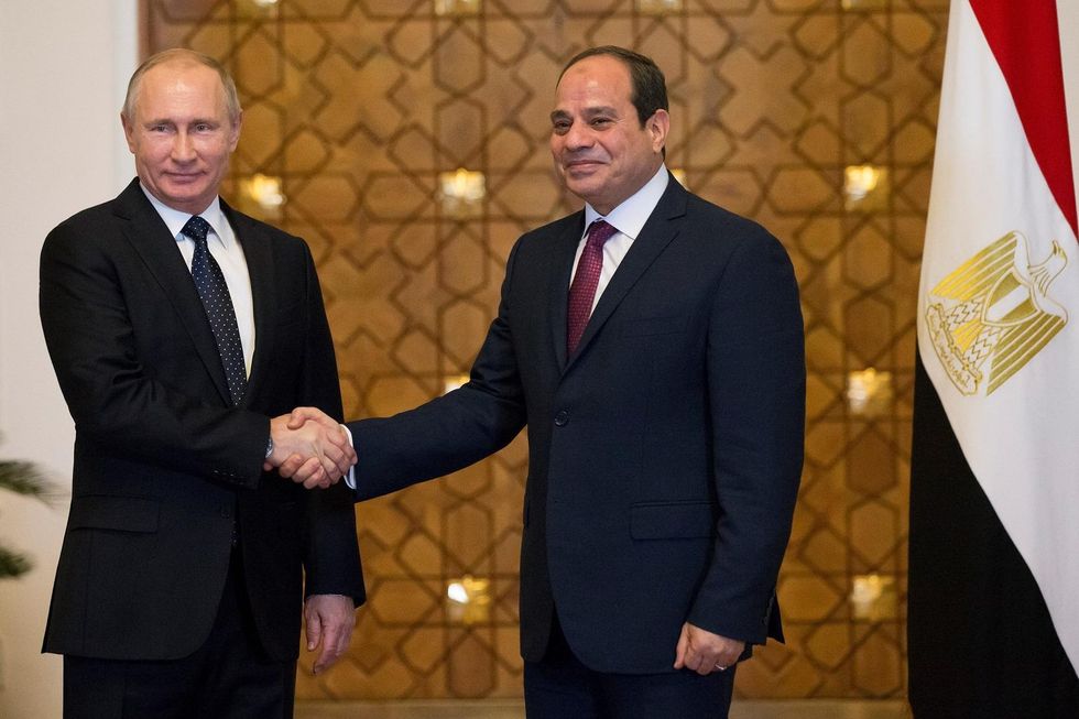 Trump congratulates Egyptian president for winning election with 97% of vote