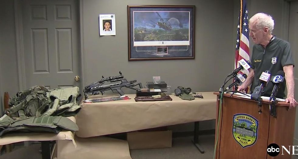 Foreign student threatened to shoot up a Catholic school - here's the arsenal cops found