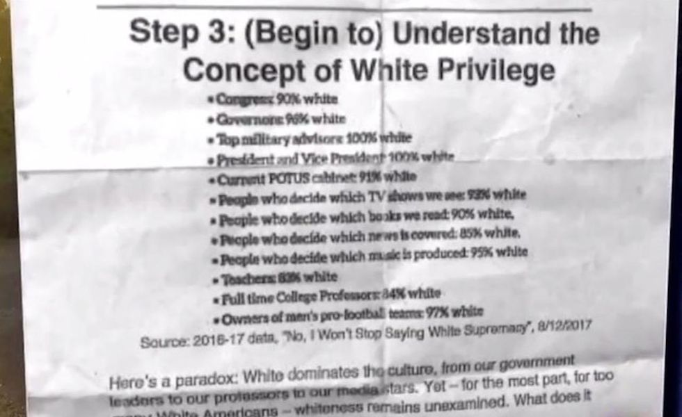 Black parent unhappy that 'white privilege' handout sent home with her second-grader son