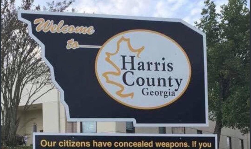 Georgia sheriff's welcome sign is also a hilarious warning - and it's gone viral