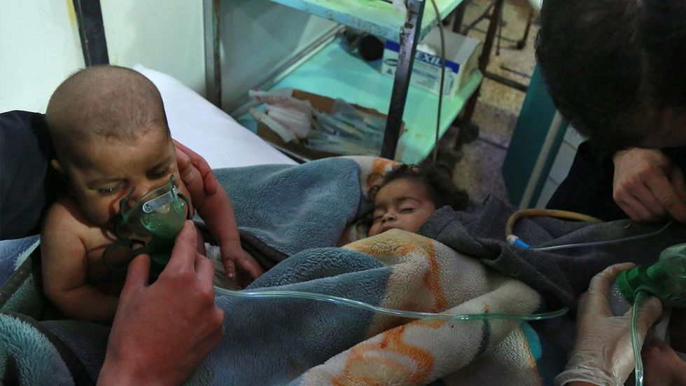 Trump warns of 'big price to pay' for chemical attack in Syria that left dozens dead