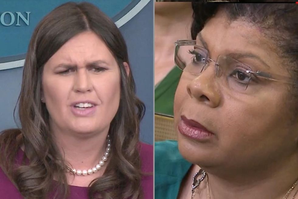 Watch Sarah Huckabee Sanders react to journalist's 'absolutely ridiculous question