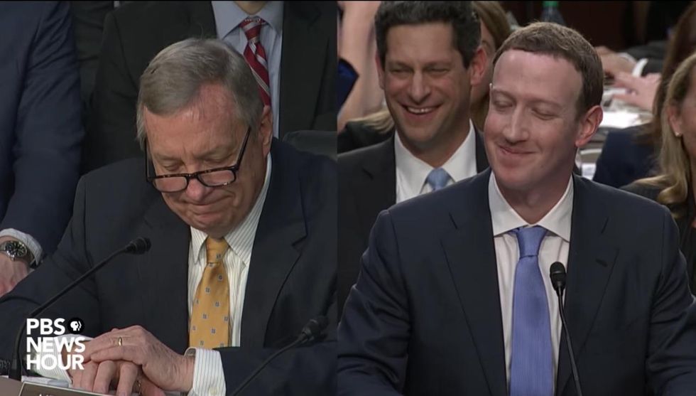Senator catches Mark Zuckerberg off guard when asking about CEO's personal info