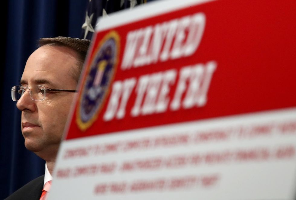 Liberals have planned national protests of potential Mueller or Rosenstein firings since last year