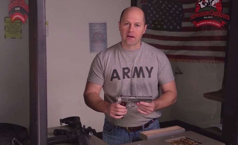 Candidate for governor says he supports national permitless carry, lowering gun-purchase age to 18