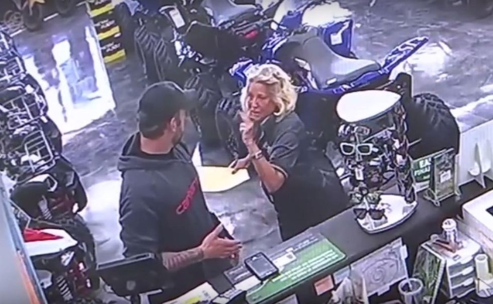 City inspector warns store to remove US military flags, gets in customer's face — and outrage erupts
