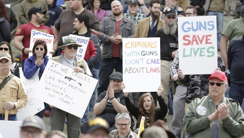 March for Our Rights' rally draws thousands of pro-gun supporters in Washington state