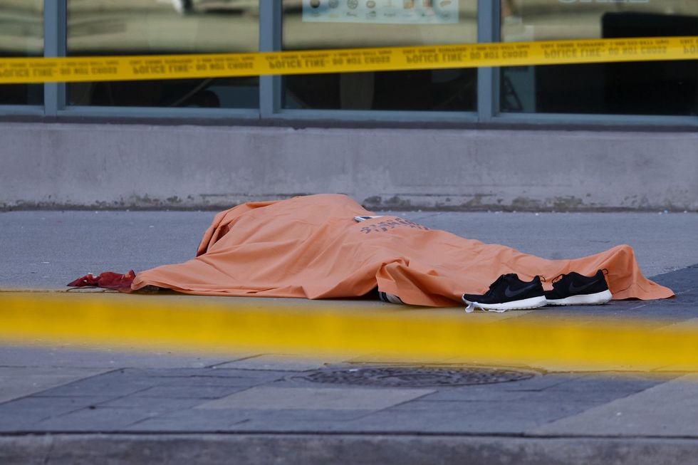 Suspect drives van onto sidewalks killing pedestrians in Toronto - witnesses say it was intentional