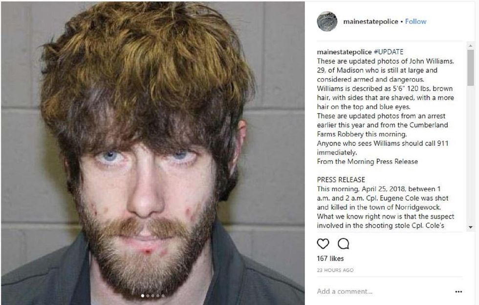 Manhunt still underway for cop killer in Maine