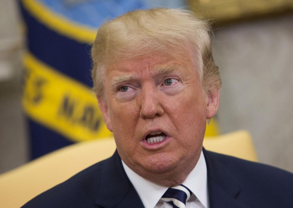 Trump goes on rant against NBC and CNN; says he doesn't watch, which helps keep his sanity