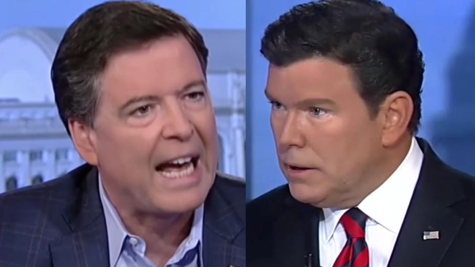 Bret Baier grills James Comey about the 'Trump dossier' - and gets a very odd response