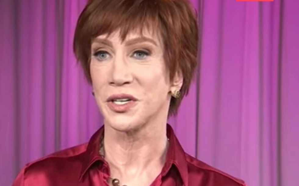 Kathy Griffin accuses Trump of colluding - with media outlets against her