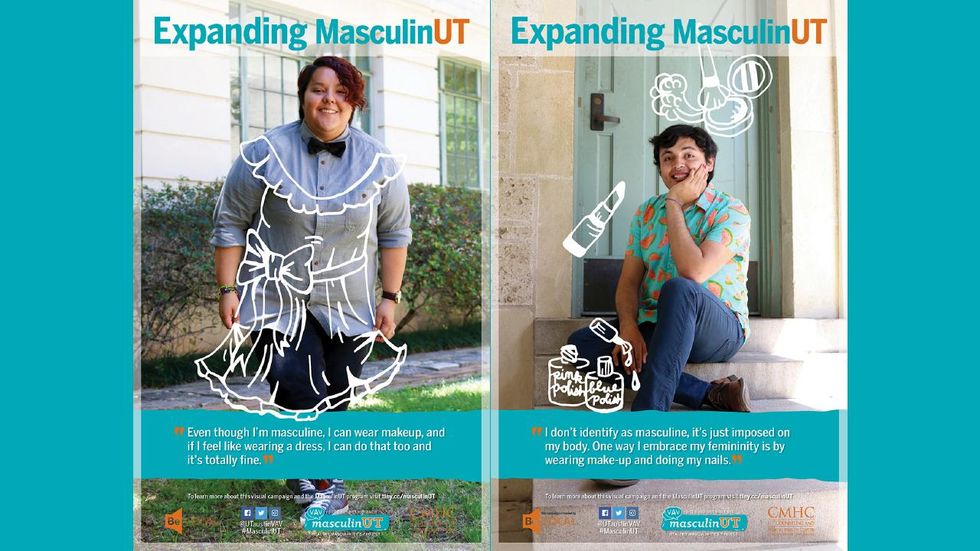 University of Texas posters tell male students it's OK to wear dresses, embrace 'fluid' masculinity