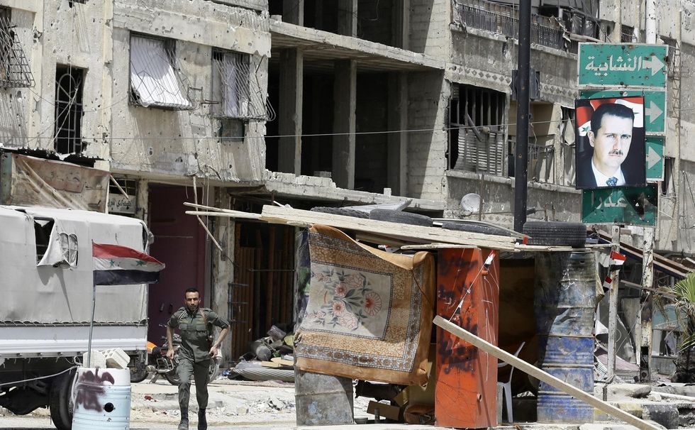 Airstrikes from unknown source cause massive explosions at Iranian weapons depot in Syria