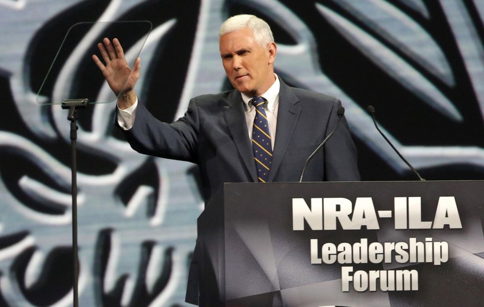 Media says the NRA has banned guns at an event with Vice President Pence - but here's the truth