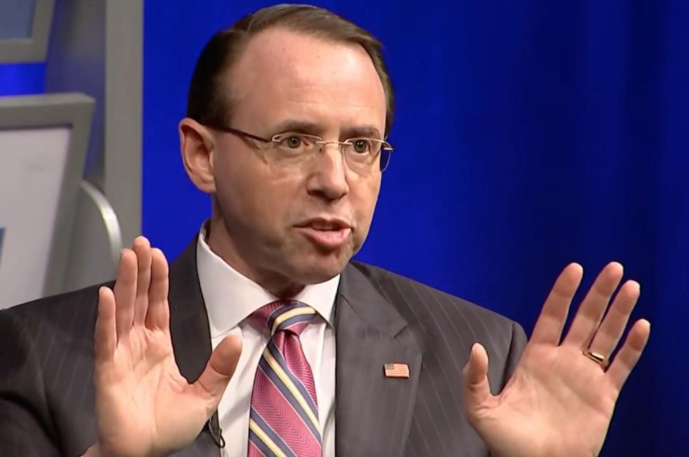 Deputy AG Rosenstein responds defiantly to Congress drafting impeachment articles