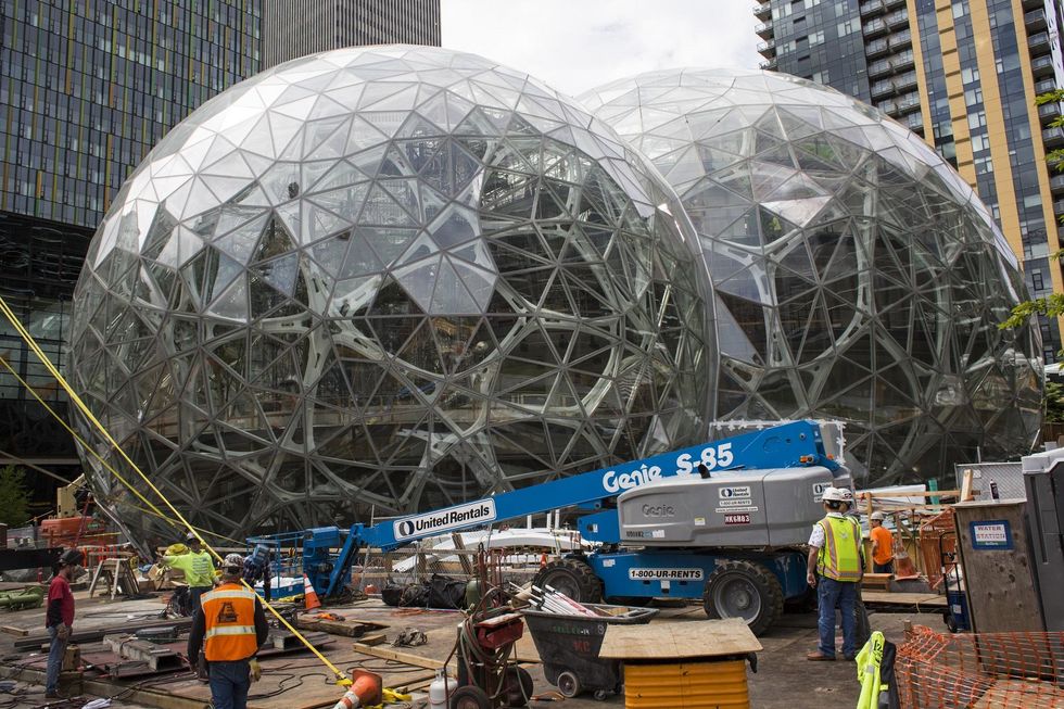 With threat of a proposed 'head tax,' Amazon halts further construction in Seattle