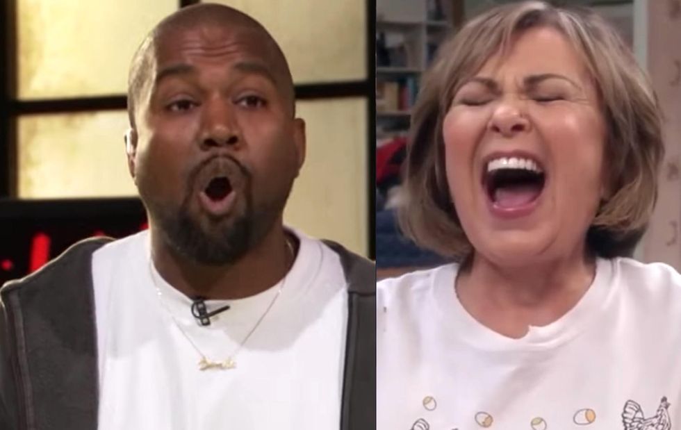 Roseanne defends Kanye West on his controversial tweet — and it's about Obama