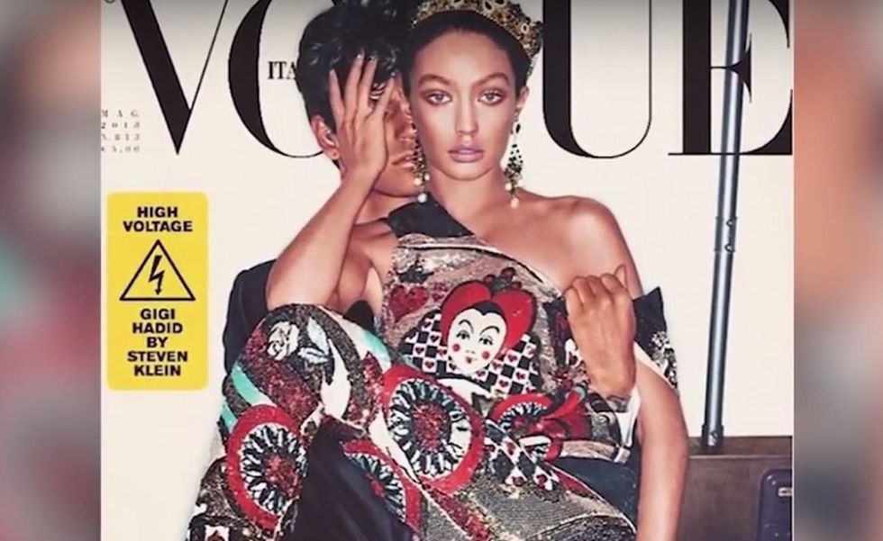 Supermodel ripped on social media for 'doing blackface' in altered photo showing darkened skin, hair