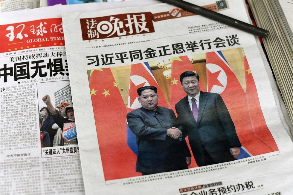 Ahead of his meeting with Trump, Kim Jong Un meets with China’s president