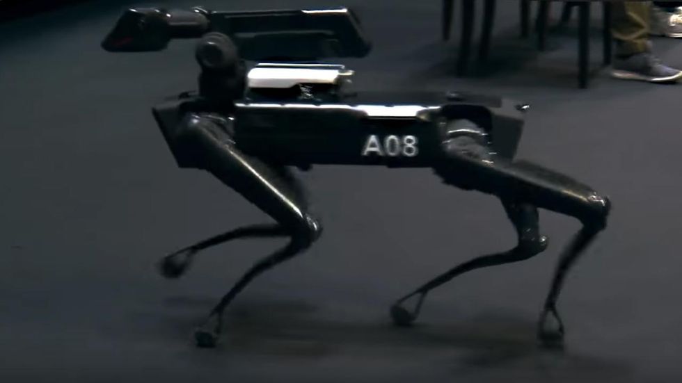 Research firm Boston Dynamics announces release of robotic dog with built-in surveillance tech