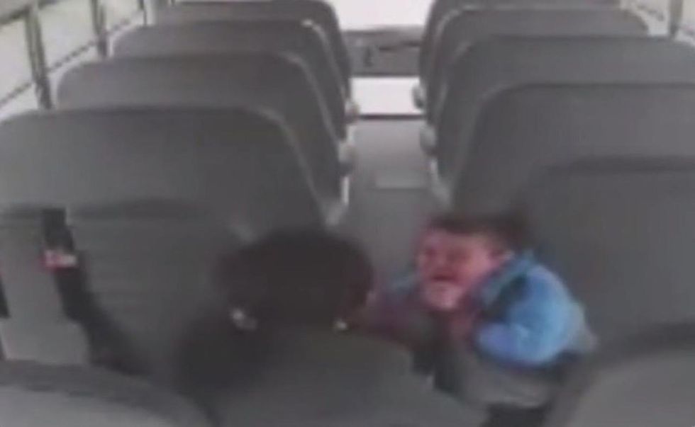 VIDEO: Boy with autism repeatedly hit by bus aide, threatened by driver: 'You little monster!