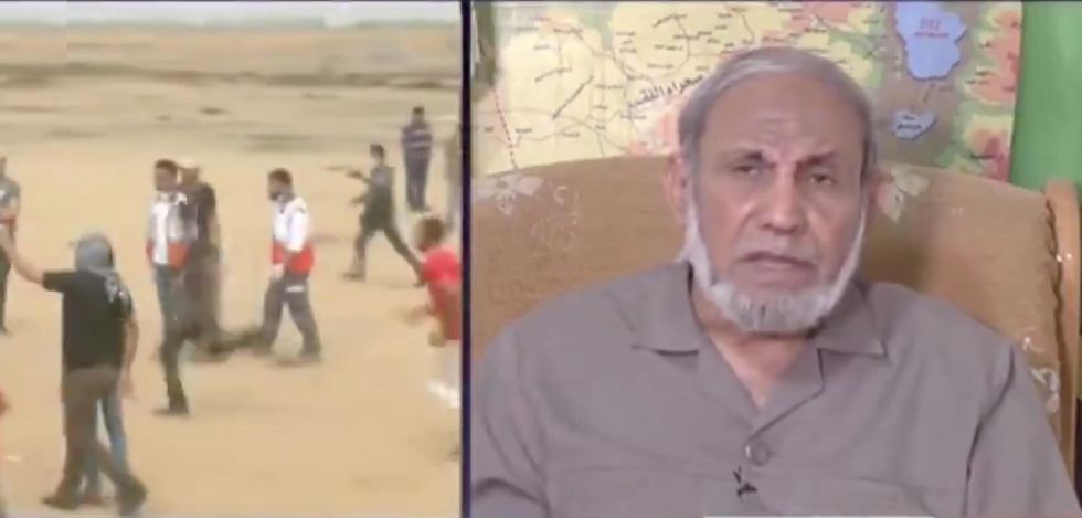 A senior Hamas official admits what the media is denying about Palestinian 'protesters