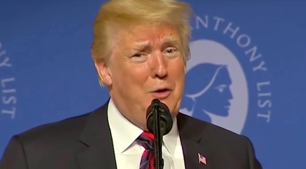 Trump calls out Nancy Pelosi during pro-life speech over what she said about MS-13 gang