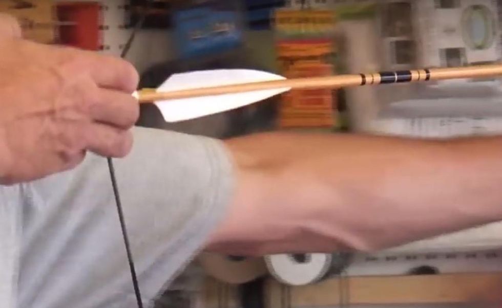 Home invaders turn tail and run as homeowner shoots at them — with a bow and arrow