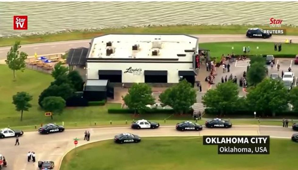 Man opens fire inside Oklahoma City restaurant, before being killed by an armed citizen