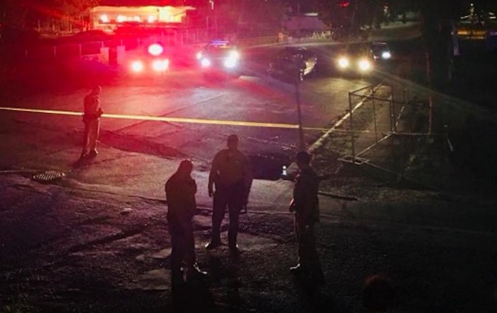 80-year-old hears noise from his rental house next door and grabs gun. Intruder pays with a bullet.