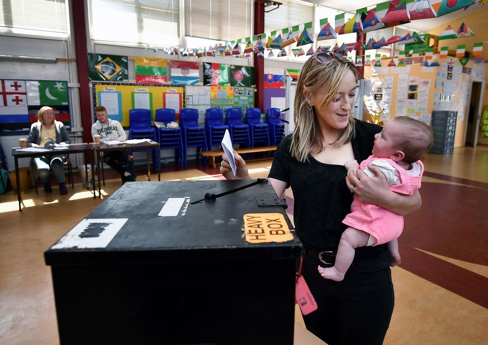 Exit polls show that voters in Ireland might have just legalized abortion by a landslide