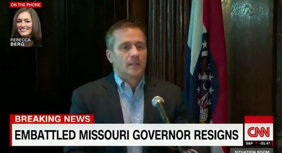 Breaking: Missouri Gov. Eric Greitens announces resignation