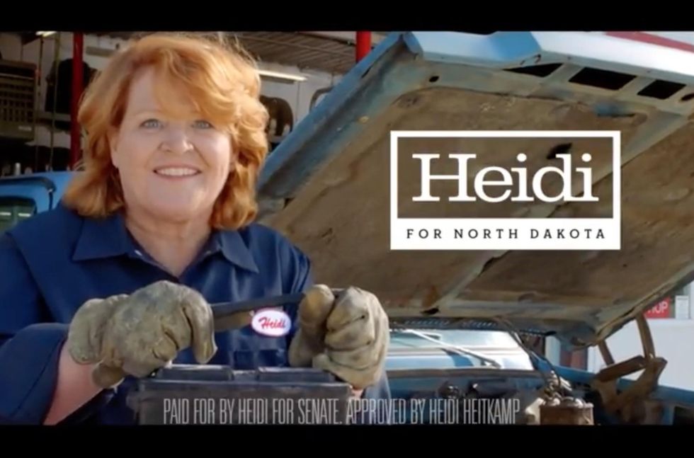 ND-Sen: Dem incumbent Heitkamp moves toward center, embraces Trump as she faces losing her seat
