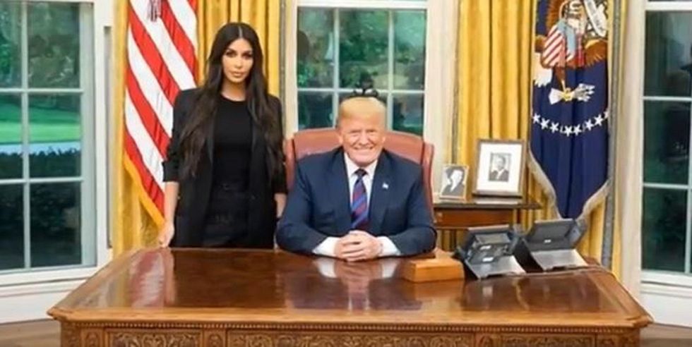 Kim Kardashian West visits with President Trump to discuss pardon request, prison reforms