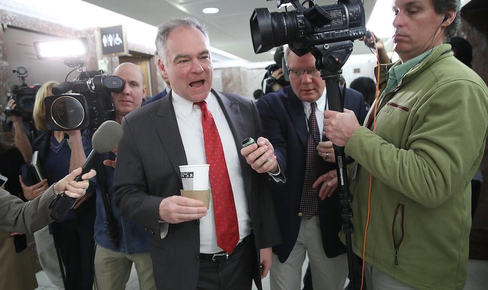 VA-Sen.: Democrat Tim Kaine heads into re-election campaign with more than $10 million cash on hand