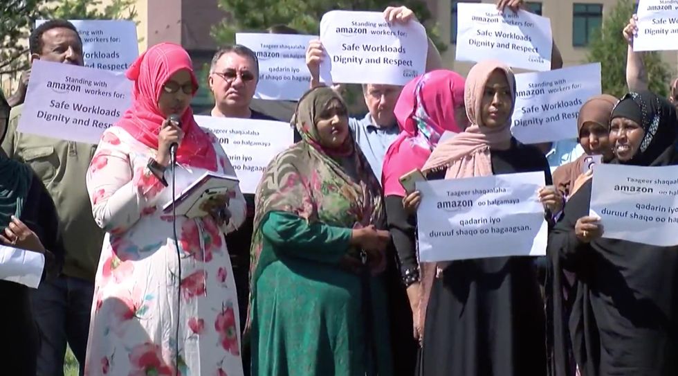 Muslim workers at Amazon warehouse complain of 'unfair' and 'dangerous' workload during Ramadan