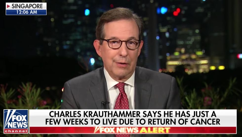 Chris Wallace pays tribute to Charles Krauthammer with emotional on-air interview: 'I love you