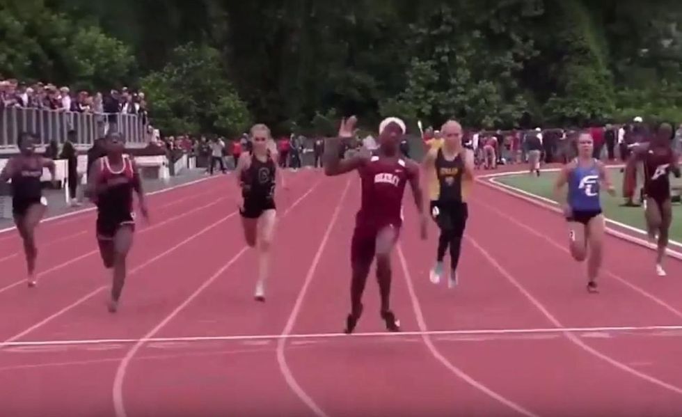 Trans Sprinters Transgender sprinter, a biological male, runs as girl in state meet—and ...